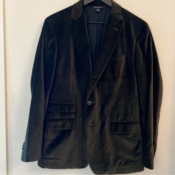 Italian Profilo Velvet Blazer BR - Picture 11 of 12